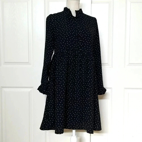 Mushroom | Black and white Polka dot Dress - Picture 1 of 6